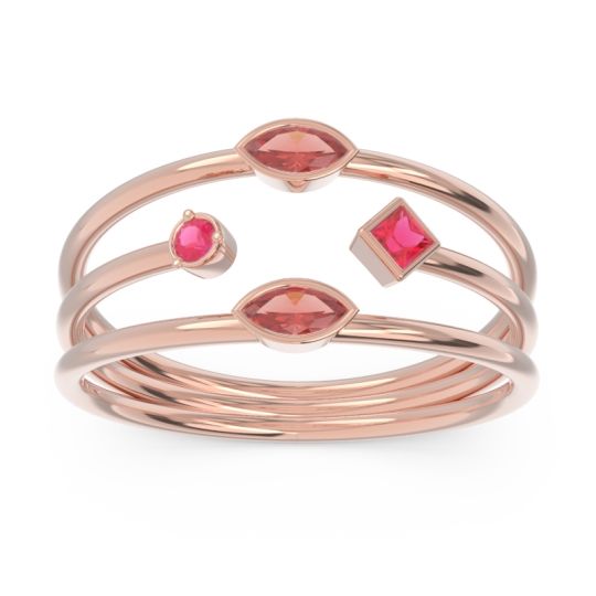 Simple Triple Line Open Avaisamya Band