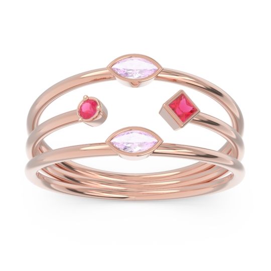 Simple Triple Line Open Avaisamya Band