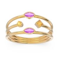 Simple Triple Line Open Avaisamya Band