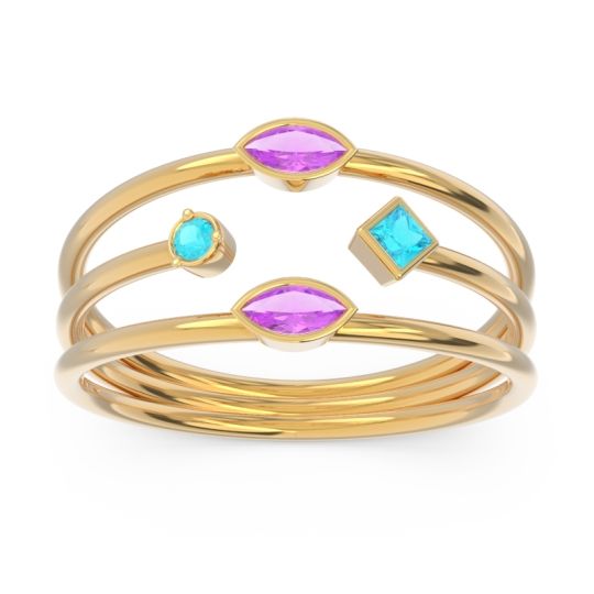 Simple Triple Line Open Avaisamya Band