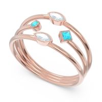 Simple Triple Line Open Avaisamya Band