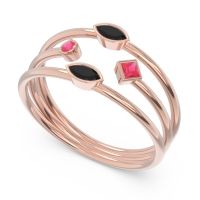 Simple Triple Line Open Avaisamya Band