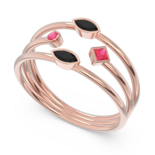 Simple Triple Line Open Avaisamya Band