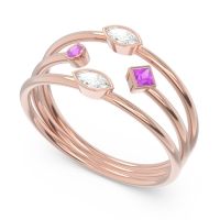 Simple Triple Line Open Avaisamya Band