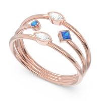 Simple Triple Line Open Avaisamya Band