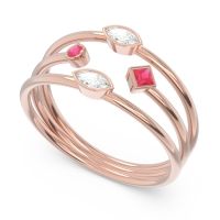 Simple Triple Line Open Avaisamya Band