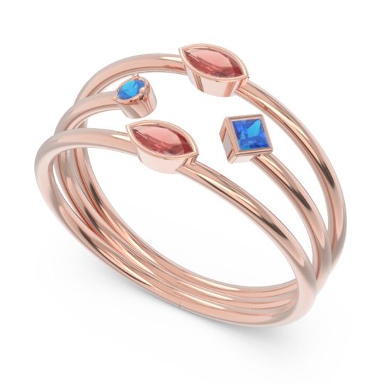 Simple Triple Line Open Avaisamya Band