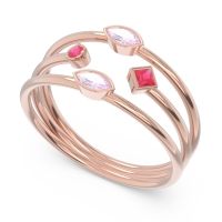 Simple Triple Line Open Avaisamya Band