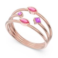 Simple Triple Line Open Avaisamya Band