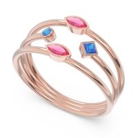 Simple Triple Line Open Avaisamya Band