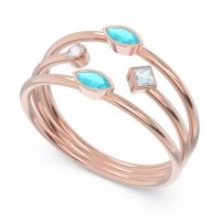 Simple Triple Line Open Avaisamya Band