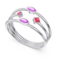 Simple Triple Line Open Avaisamya Band