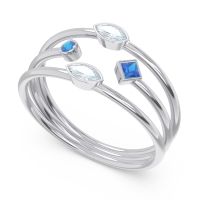 Simple Triple Line Open Avaisamya Band