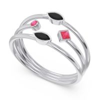 Simple Triple Line Open Avaisamya Band