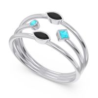 Simple Triple Line Open Avaisamya Band