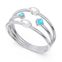 Simple Triple Line Open Avaisamya Band