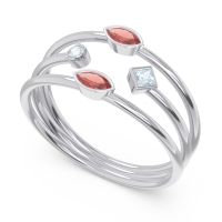 Simple Triple Line Open Avaisamya Band