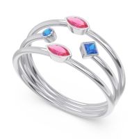 Simple Triple Line Open Avaisamya Band