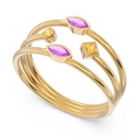 Simple Triple Line Open Avaisamya Band