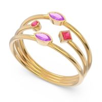 Simple Triple Line Open Avaisamya Band