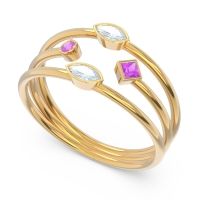 Simple Triple Line Open Avaisamya Band