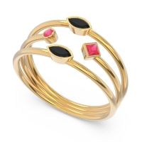 Simple Triple Line Open Avaisamya Band