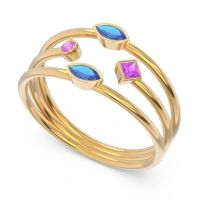 Simple Triple Line Open Avaisamya Band