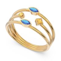 Simple Triple Line Open Avaisamya Band