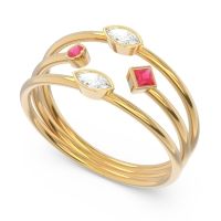 Simple Triple Line Open Avaisamya Band