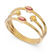 Simple Triple Line Open Avaisamya Band