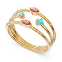 Simple Triple Line Open Avaisamya Band