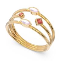 Simple Triple Line Open Avaisamya Band