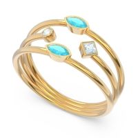 Simple Triple Line Open Avaisamya Band