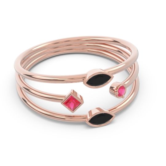 Simple Triple Line Open Avaisamya Band