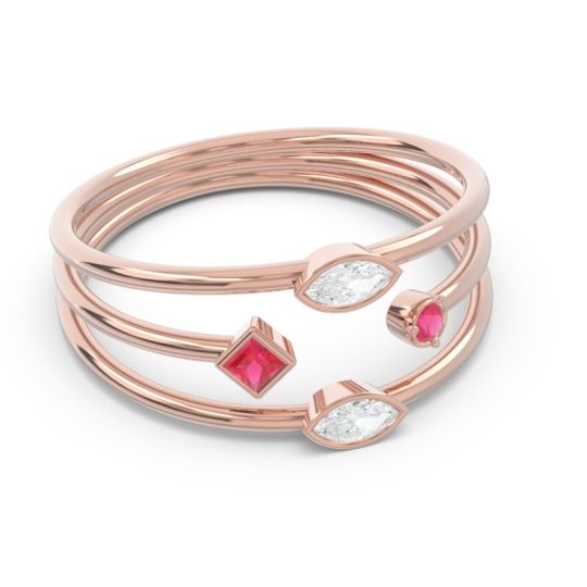 Simple Triple Line Open Avaisamya Band