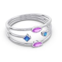 Simple Triple Line Open Avaisamya Band