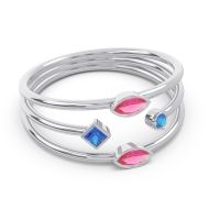 Simple Triple Line Open Avaisamya Band