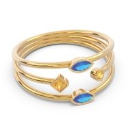 Simple Triple Line Open Avaisamya Band