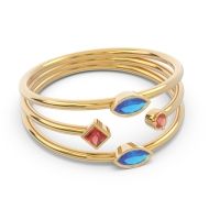 Simple Triple Line Open Avaisamya Band