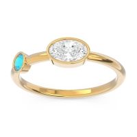 Simple Bezel Oval Nana Band