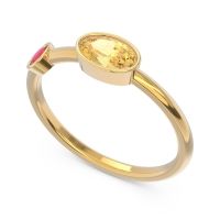 Simple Bezel Oval Nana Band