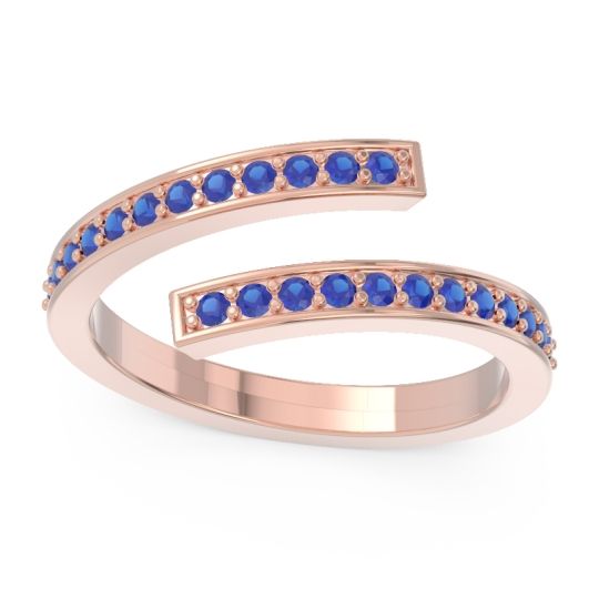 Petite Modern Wrap Pave Prayana Band