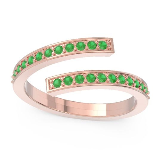 Petite Modern Wrap Pave Prayana Band