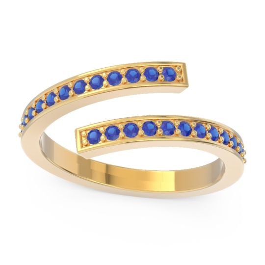 Petite Modern Wrap Pave Prayana Band