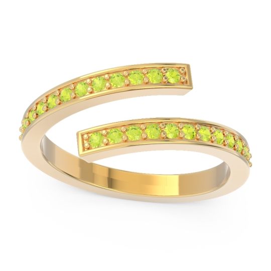 Petite Modern Wrap Pave Prayana Band