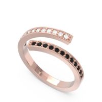 Petite Modern Wrap Pave Prayana Band