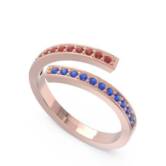 Petite Modern Wrap Pave Prayana Band