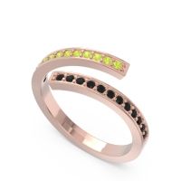 Petite Modern Wrap Pave Prayana Band