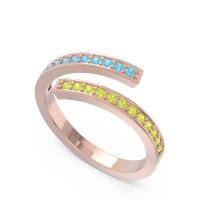Petite Modern Wrap Pave Prayana Band