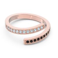 Petite Modern Wrap Pave Prayana Band